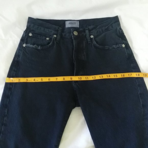 Agolde Jamie Jeans in Compass Black - Picture 10 of 11